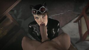 Catwoman blowjob