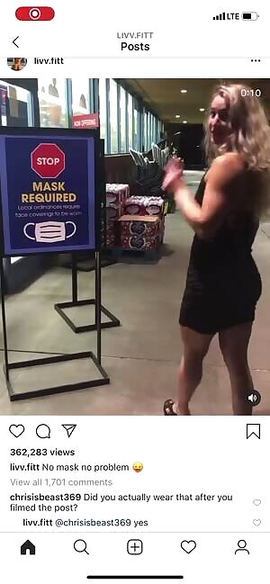 Please wear a mask...