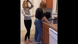 Getting help with the dishes