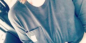 Frisky Friday and sharing my tits on this boring car ride ;)