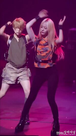 Blonde f Krystal in Red Light