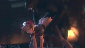 Beautiful d.va getting fucked hard.