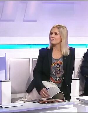 Marie Inbona trying to show some legs