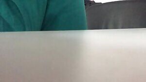 Getting hard and pulling it back