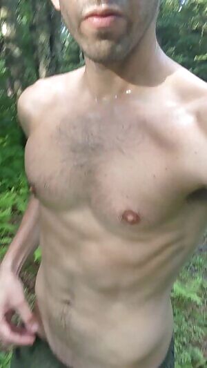 Running free in the woods