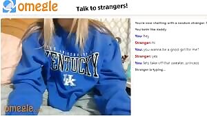 College girl with cute little boobs