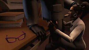 Jennifer Walter / She-Hulk - Office Blowjob