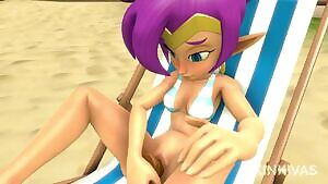 Shantae's relaxing day at the beach.