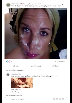 Mom asking her Facebook friends for help... 😂