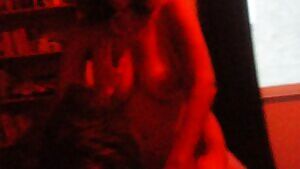 My wife entertaining the guests, she got 4 loads in her