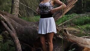 Undressing In The Forest