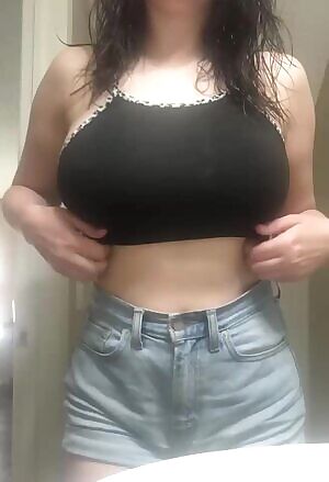 Do you think this shirt is a little too small for me? Join me here --> b.link/adora