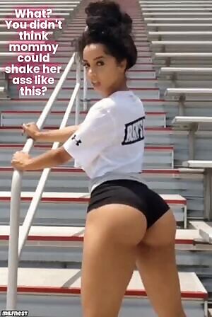 Mom shaking her fat ass