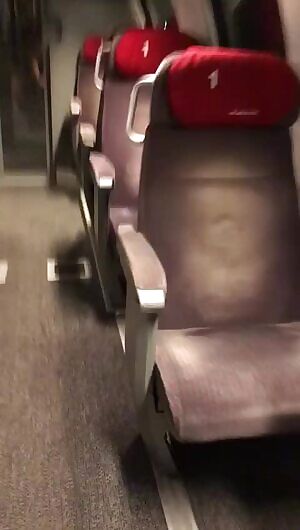 Train rides can be so arousing.