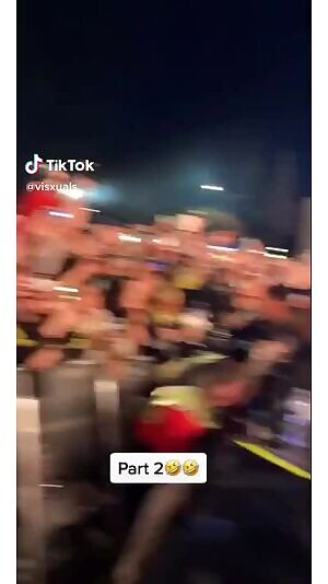 Flashing at a concert