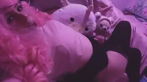 Just layin’ around wiff stuffies 🥰🧸🌸✨