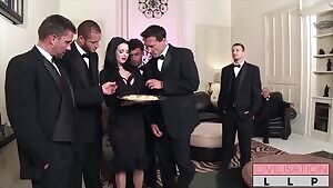 Retraining the FRA: After Dinner Entertainment. Watch as Civilisation LLP put the fully trained cunt to work pleasing our posh party guests