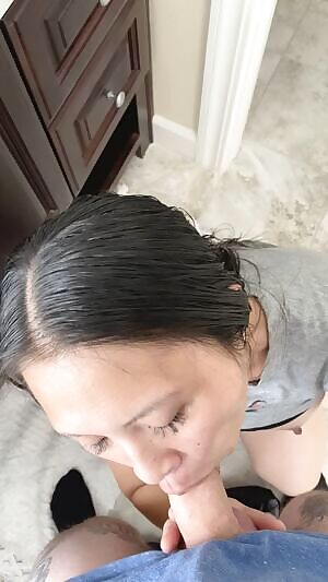 Doing what an Asian girl does best...