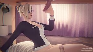 Mercy at the milking table