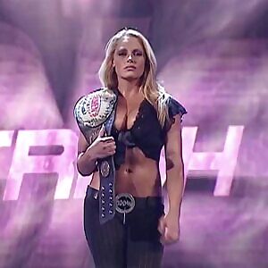 Trish Stratus this slut has big tits making me hard