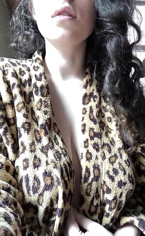 Playing with my titties in the window