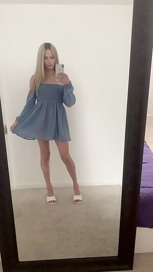 Was supposed to wear this dress for a wedding, guess my dicks too big 🥺