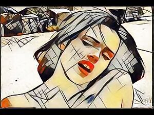 Sarenna Lee vs Coree Monroe - Pencil + Candy #NeuralStyle