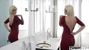 Watch her eyes roll back when he puts it in