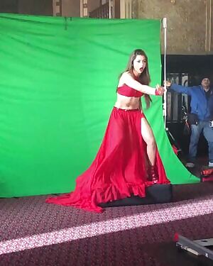 Practicing for the strip club