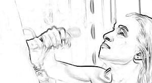 Jerk jerk suck suck spurt spurt