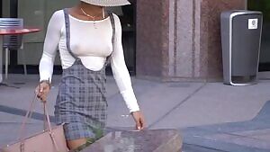 Walking Braless