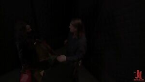 Hot Huge Cock Sex In An Elevator On Christmas