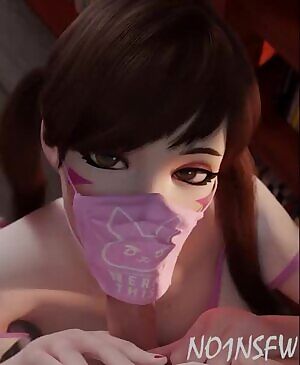 D.va Sucking Under The Mask
