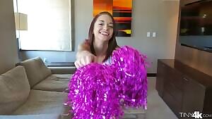 Tiny cheerleader