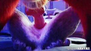 Judy Hopps wrong hole with Nick Wilde - Zootopia