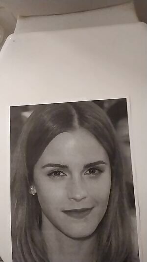 Cumming on Emma Watson's Face