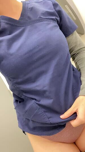 Under my scrubs at work