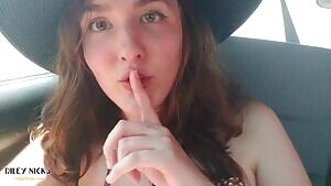 Riley Fingers Herself In The Back Of An Uber And Gets Caught