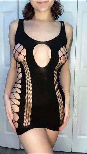 Do you like my pigtails and little black dress? 😋