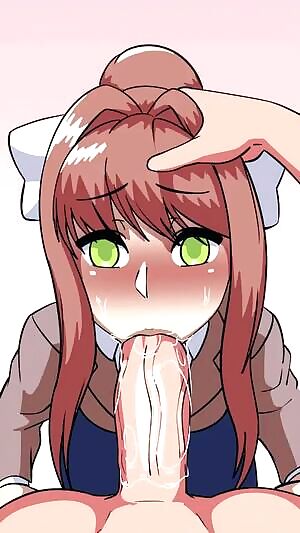 Monika shows you how much she loves you