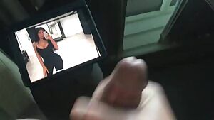 My first Cum Tribute - Kylie Jenner