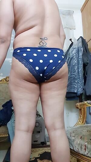 Caged and plugged like a good girl